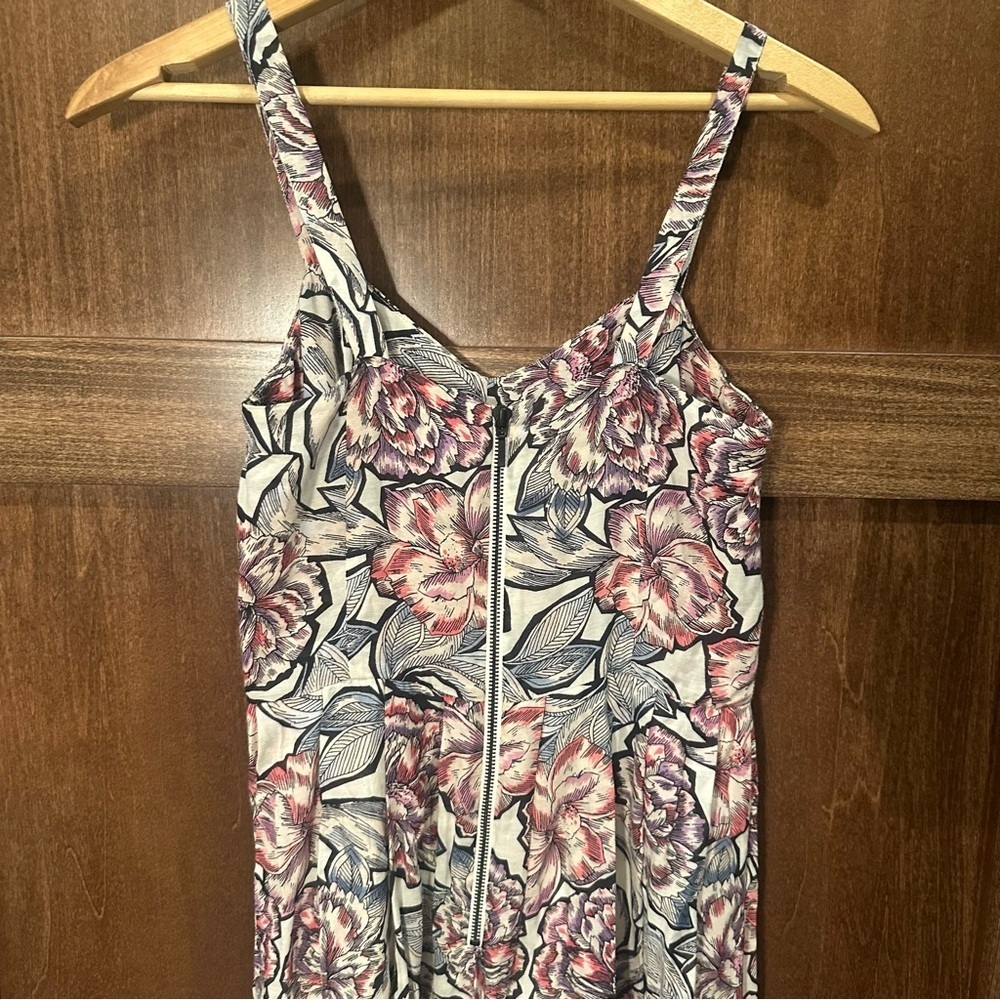 French Connection Floral Maxi Dress - Pink and Cream - Picture 5 of 7